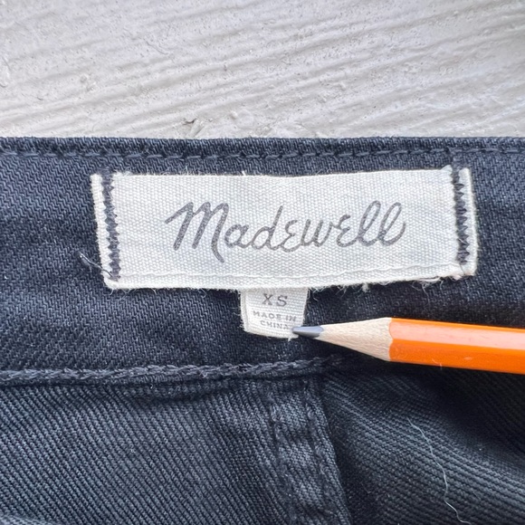 Madewell Black Denim Overall Jumpsuit XS Adjustablestraps Casual Streetwear Y2K - Picture 8 of 10